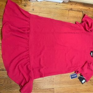 DKNY Vibrant Pink Dress